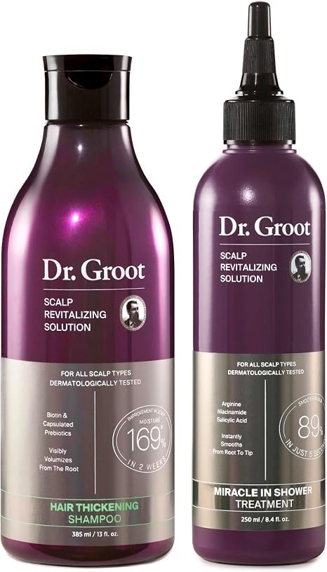 Dr. Groot Thickening Shampoo & Scalp Treatment Set